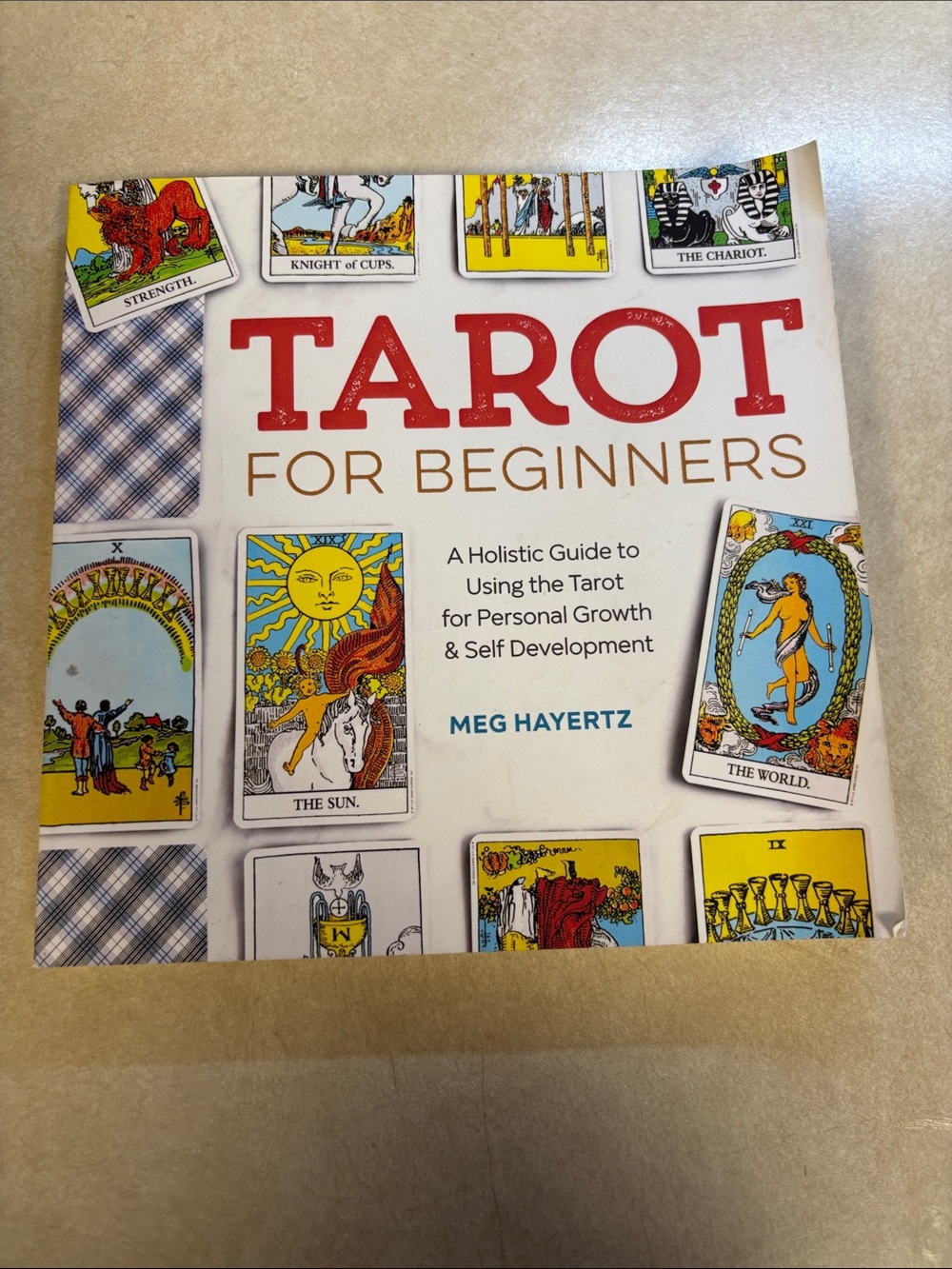 Tarot for Beginners by Meg Hayertz - White Cover
